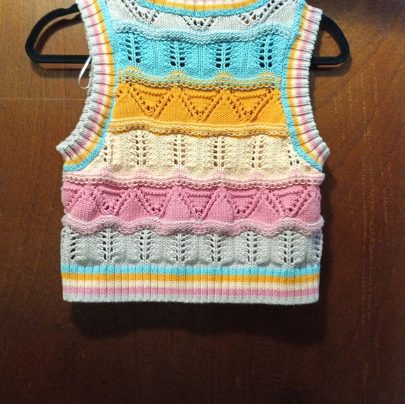 Zara Woman's Cotton Knit Vest Size Small - Picture 3 of 4